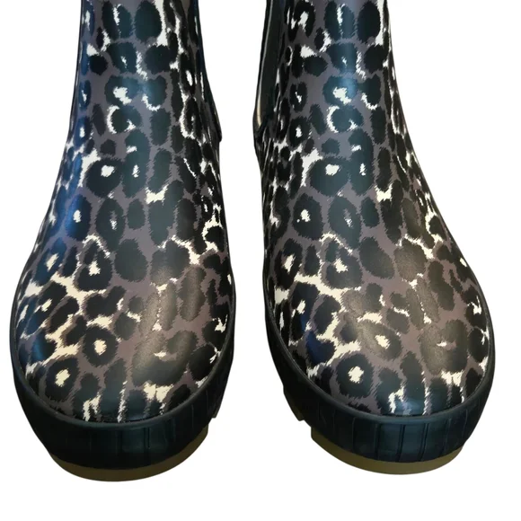 Sperry Women's Size 10 Torrent Rubber Leaopard Chelsea Rain Boots  STS89005 - Picture 4 of 8